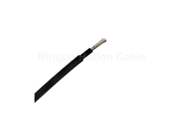Black Single Core 4mm 6mm 10mm Solar Cable