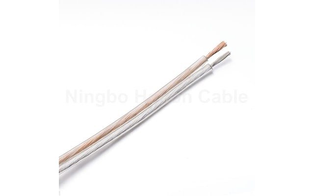 Transparent Flat Speaker Cable